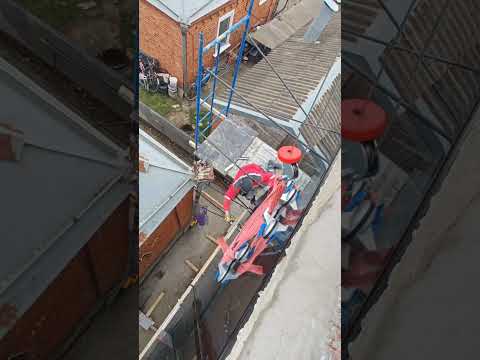 Видео: Монтаж больших окон со сложностями.