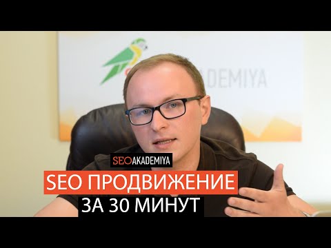 Видео: SEO за 30 минут - Академия SEO (Павел Шульга)
