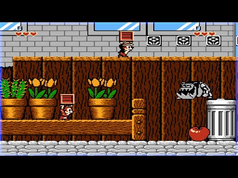 Видео: Chip 'N Dale: Rescue Rangers NES/Famicom Playthrough, Чип и Дейл Dendy