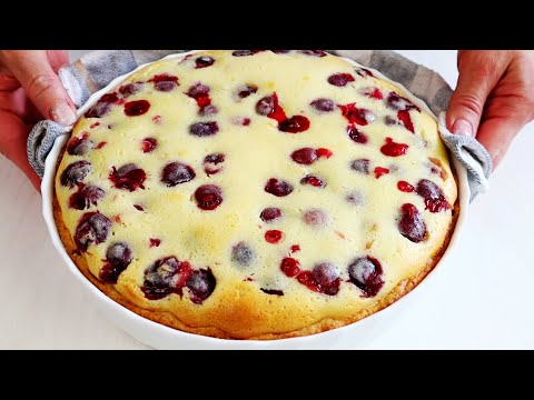 Видео: Он ПОТРЯСАЮЩИЙ/Вкуснее Торта! Пирог,который покорит Вас! Ягодный пирог с кремовой начинкой