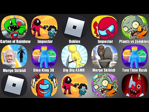 Видео: Скибиди Туалет Skibidi Toilet,Garten of Rainbow Monsters,Impostor Mission,Roblox,Impostor,PvZ 2