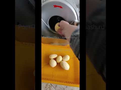 Видео: Машина нарезки кубиком, соломкой и слайсом CHD-100 от РостПищМаш