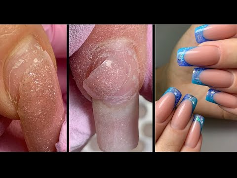 Видео: Градиент во френче/ зимний маникюр 2020