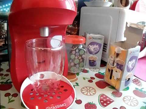 Видео: Процесс приготовления кофе в кофемашине bosh tassimo happy tas 1006 Новый маникюр.