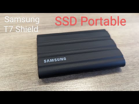 Видео: Распаковка Samsung Shield t7 SSD (тесты, скорость) | Защищённый портативный накопитель