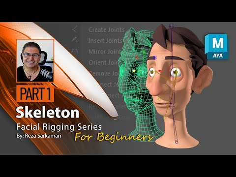 Видео: Maya Facial Rigging 01: Первичный скелет
