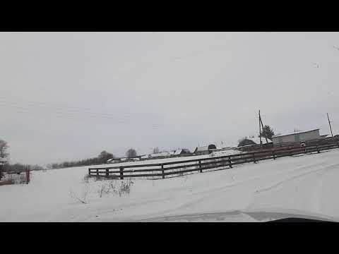 Видео: Краснай, Нижегородская область. Дорога через село на БАМ. Январь 2021