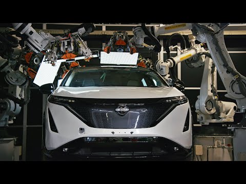 Видео: Завершение процесса изготовления Nissan Ariya - завод Nissan Tochigi в Японии