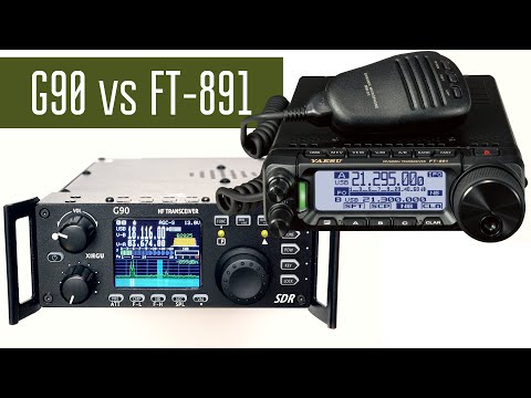 Видео: Xiegu G90 и Yaesu FT-891. Сравнение работы в полевых условиях.