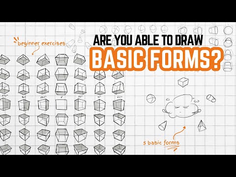 Видео: Это поможет вам лучше рисовать формы.