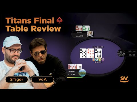 Видео: VeA и Stiger: разбор интересного финального стола