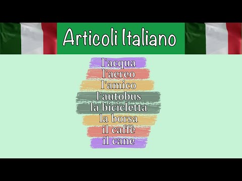Видео: Определённые Артикли на Итальянском - il, la, l' - Учите Итальянский для Начинающих