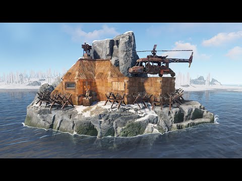 Видео: Застроил остров! Нашел нычку с миллионом ресов в МВК бункере донатера в Rust/Раст