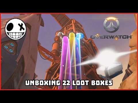 Видео: Overwatch - Unboxing на 22 Loot Boxes с Габи #3