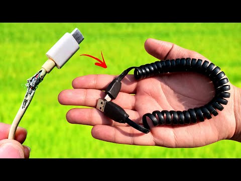Видео: Вы не поверите, это удивительное решение! Ремонт зарядного кабеля за считанные минуты