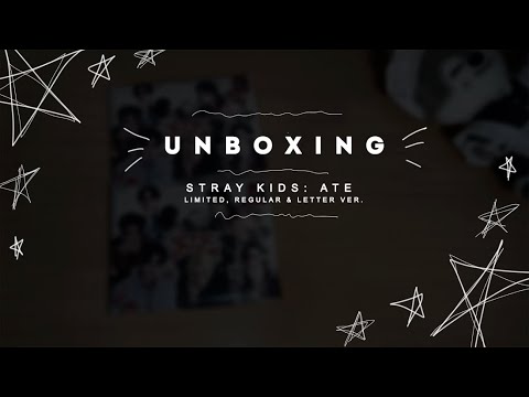 Видео: ep. 23. распаковка | unboxing: stray kids - ate // limited, regular & letter ver.