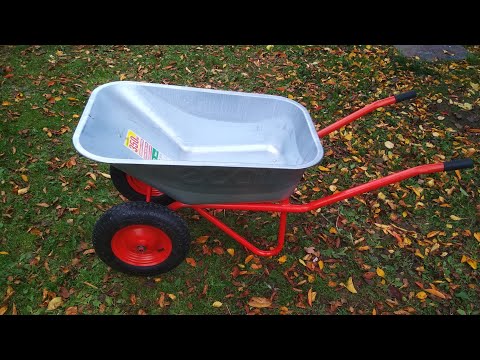 Видео: Как собрать садовую тачку.