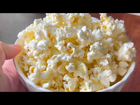 Видео: Домашний попкорн: 1 ингредиент, без жира 🍿/ БЕЗ масла, БЕЗ масла