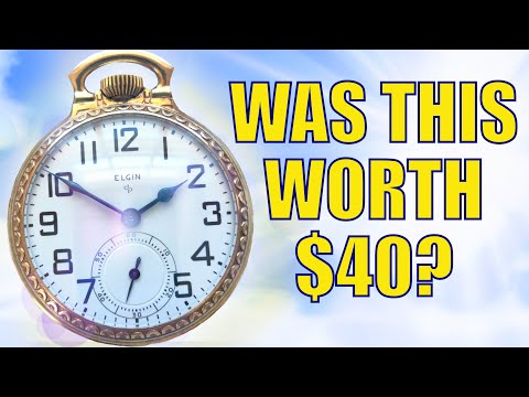 Видео: РЕСТАВРАЦИЯ неработающих КАРМАННЫХ ЧАСОВ ELGIN!