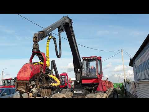 Видео: Харвестер Valmet 931 20 августа (2-е видео)