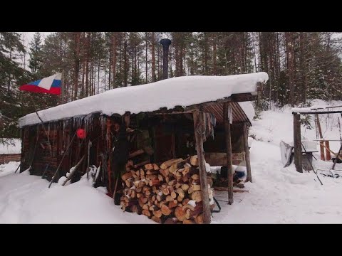 Видео: ПРОВЕДАЛИ ИЗБУ. ДВЕ НОЧИ в ТАЙГЕ. ЛЕОНТЬЕВИЧ ТОПИТ БАНЮ. ЕСТЬ РЫБА РЫБА ЕСТЬ!!! Третья часть.