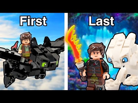 Видео: Я построил все фильмы «Как приручить дракона» из Lego