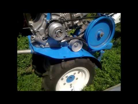 Видео: Пытался настроить соосность шкивов   мотоблок Нева мб23