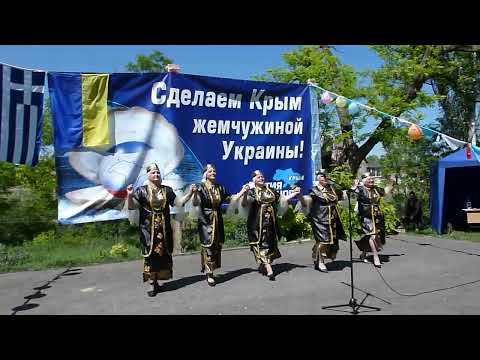 Видео: Анс. "Гунеш", м. Волноваха, Донецька область, у с. Чорнопілля, АР Крим, 2012 р. Урумською.
