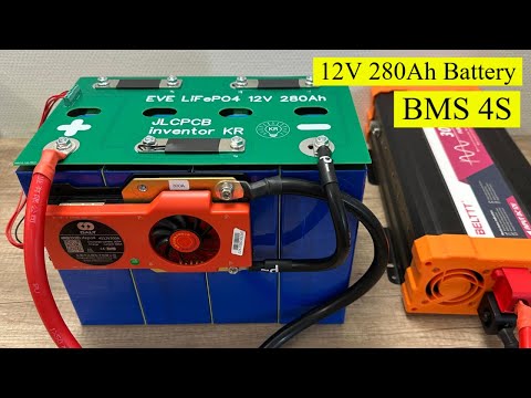 Видео: Как построить резервный солнечный аккумулятор для дома 12 В BMS 300A Home Energy Storage
