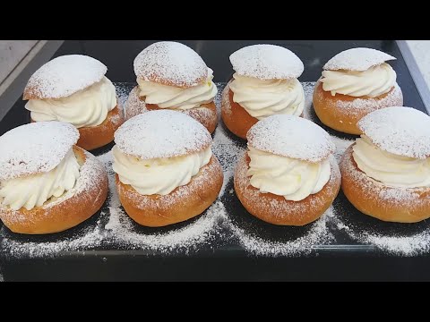 Видео: Шведская Булочка "Семла".Необыкновенно Вкусный  Десерт!