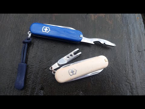 Видео: Victorinox 58mm ножи "Наключники"