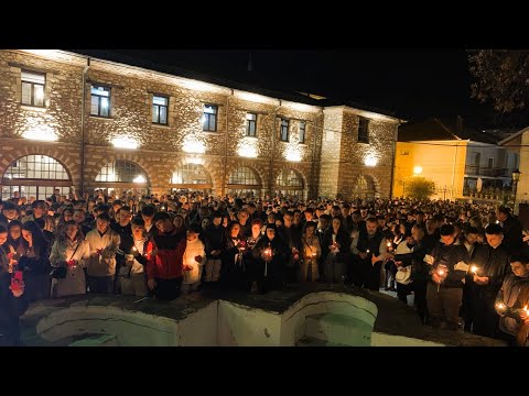 Видео: Велигден во храмот „Свети Димитриј Великомаченик“ во Битола 2025