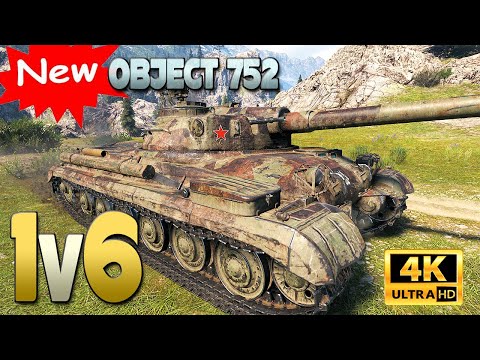 Видео: Новый «Объект 752» один против 6 - World of Tanks