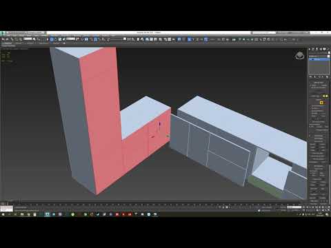 Видео: Простое моделирование кухни в 3ds max в современном стиле