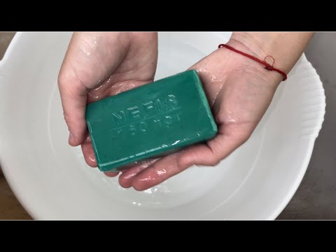 Видео: ASMR 🤤Мыление мыла Нефис•Soap NEFIS•Mushy soap