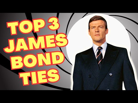 Видео: ТРИ ЛУЧШИХ ГАЛСТУКА, КОТОРЫЕ НОСИЛ ДЖЕЙМС БОНД