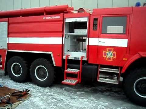 Видео: Пожарный КамАЗ.wmv