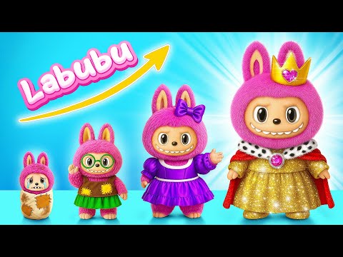 Видео: Лабубу Кукла Растёт | От Ребёнка До Взрослого от Multi DO Girls