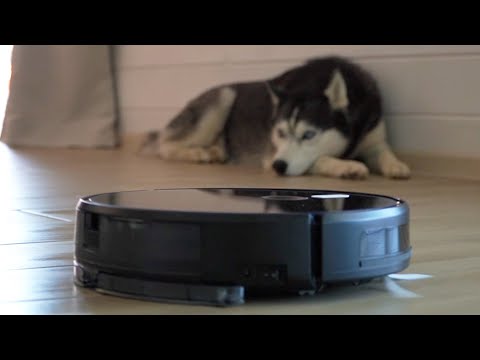 Видео: РОБОТ ПЫЛЕСОС С ВЛАЖНОЙ УБОРКОЙ, который проедет везде. Он 76 мм в ВЫСОТУ | обзор тест Wollmer  F550