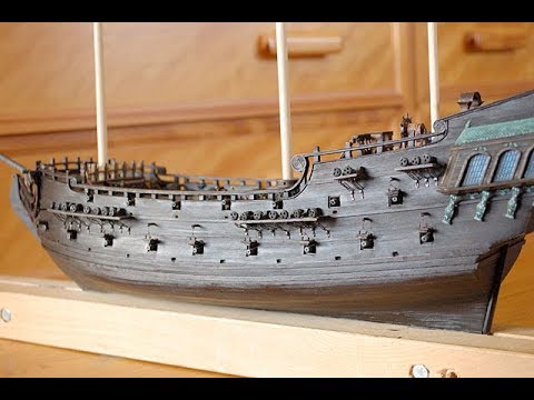 Видео: черная жемчужина корабль модель  black pearl ship model