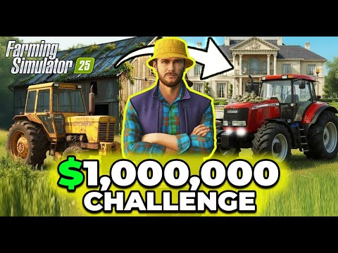 Видео: Я заработал 1 МИЛЛИОН, начав с 0 долларов! Farming Simulator 25