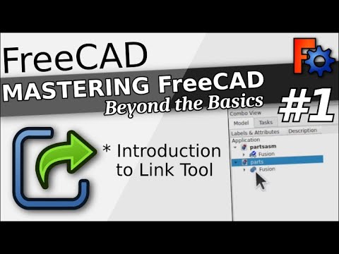Видео: Что такое инструмент «Связь» в FreeCAD? И как его использовать в параметрическом моделировании | ...
