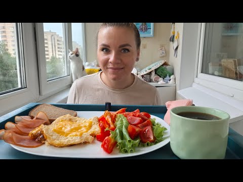 Видео: Мукбанг омлет с овощами и сыром, кофе| Добрейшее утро #мукбанг #фудблог #завтрак