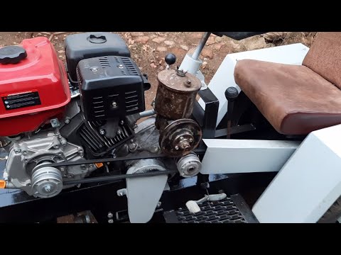 Видео: В качестве гидравлики на минитрактор ГУР. As hydraulics on the minitractor, the power steering.