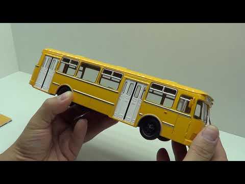 Видео: Наши Автобусы №8 ЛиАЗ-677М (ЛУНОХОД) MODIMIO 1:43