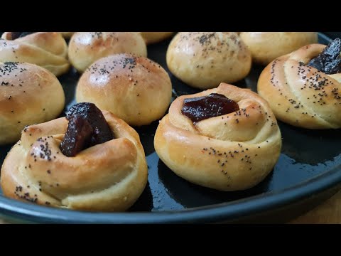 Видео: Булочки с вареньем 🥐🥨🥯 \  Murobboli bulichka 🥐🥨🥯