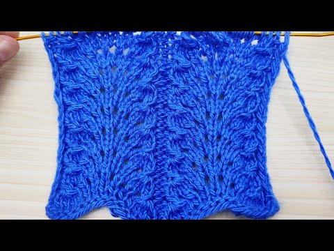 Видео: АЖУРНЫЕ УЗОРЫ СПИЦАМИ / НЕЖНЫЙ И ОЧЕНЬ КРАСИВЫЙ УЗОР ФЕЙЕРВЕРК СПИЦАМИ МАСТЕР КЛАСС