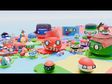 Видео: Балканы против Ближнего Востока (Countryballs)