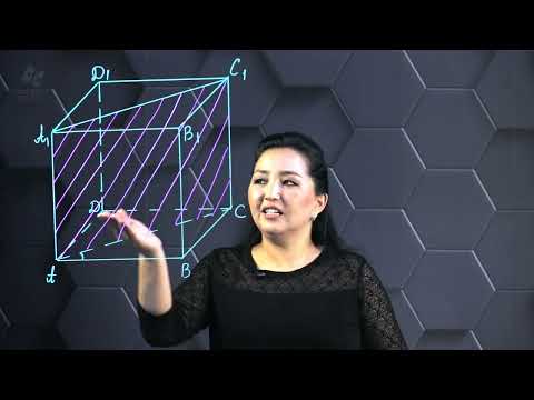 Видео: Түзу мен жазықтық арасындағы бұрыш. Екіжақты бұрыш. Жазықтықтардың перпендикул. Практ. б. 10 сынып.