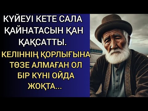 Видео: КҮЙЕУІ КЕТЕ САЛА, ҚАЙНАТАСЫН ҚАН ҚАҚСАТТЫ. КЕЛІННІҢ ҚОРЛЫҒЫНА ТӨЗЕ АЛМАҒАН ОЛ БІР КҮНІ ОЙДА ЖОҚТА